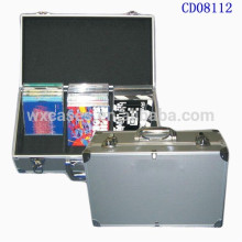 caja de CD de aluminio alta calidad CD 60 discos (10mm) de la fábrica China de ventas por mayor